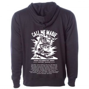 call me mabie hoodie tour 2024 black