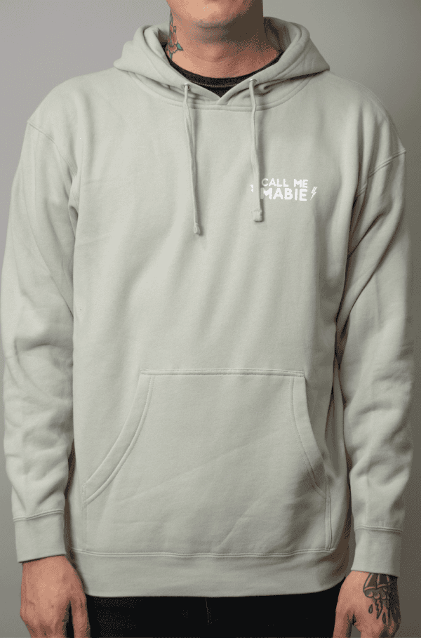 hoodie call me mabie sage front